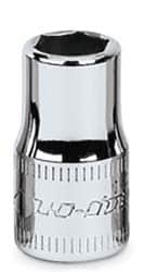 TMM9 — 1/4" Drive 6-Point Metric 9 mm Flank Drive® Shallow Socket
