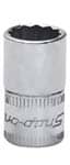 TMMD9 — 1/4" Drive 12-Point Metric 9 mm Flank Drive® Shallow Socket