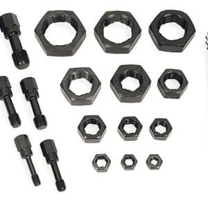 TRF3 — 18 pc Fine SAE Rethreading Tap Set (Blue-Point®)