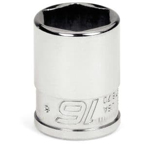 YFSM131 — 3/8" Drive 6-Point Metric 13 mm Flank Drive® Xtra Shallow Socket