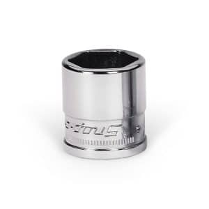 YTMM15 — 1/4" Drive 6-Point Metric 15 mm Flank Drive® Xtra Shallow Socket