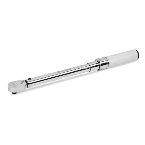 3/8" Drive Adjustable Click-Type Fixed Ratcheting Torque Wrench (10-75 ft-lb) - QD2R75A