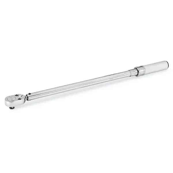 1/2" Drive SAE Adjustable Click-Type Fixed Ratchet Torque Wrench (50–250 ft-lb) - QD3R250A