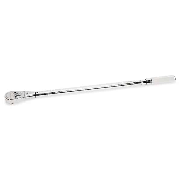 3/4" Drive SAE Adjustable Click-Type Fixed Ratchet Torque Wrench (80–400 ft-lb) - QD4R400A