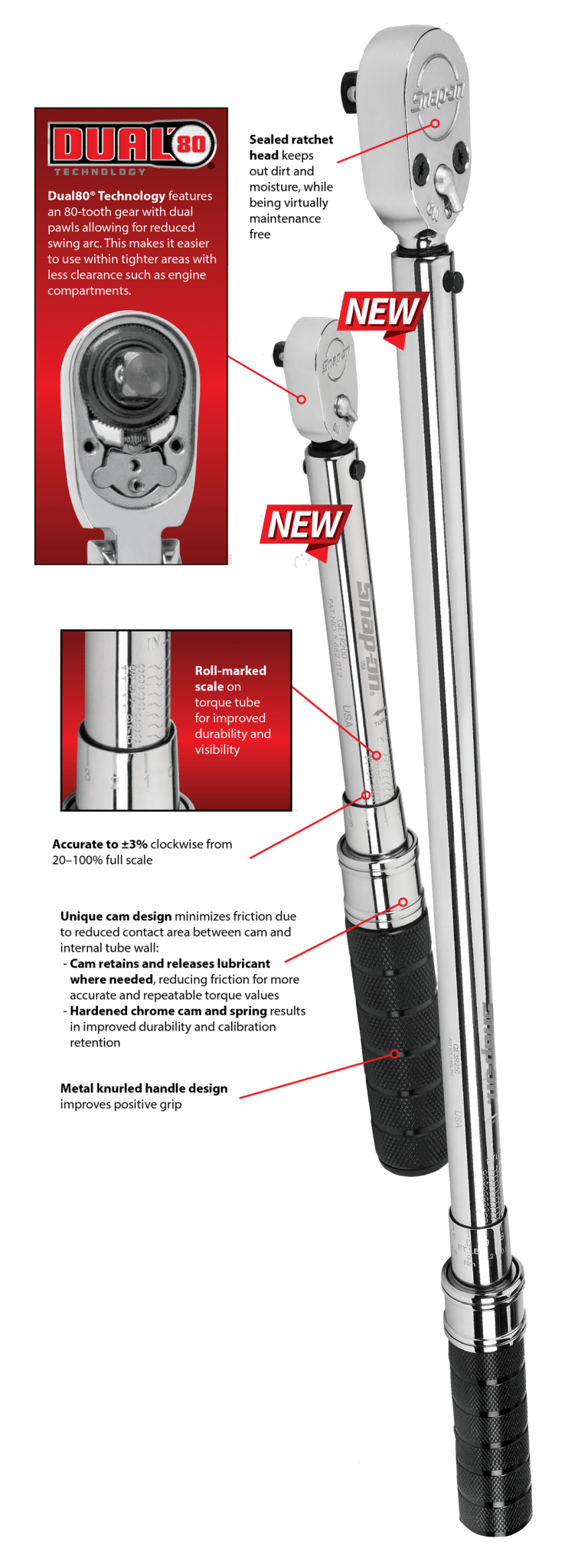 New Torque Wrenches QE Series Snapon Tools