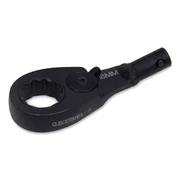 18 mm 12-Point Ratcheting Metric Box End Wrench Head - QJBOERM18A