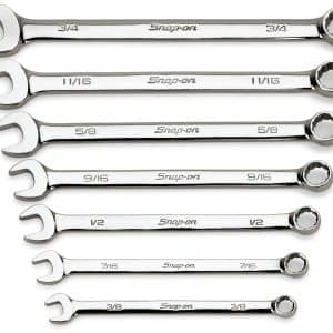 OEX707B — 7 pc 12-Point SAE Flank Drive® Combination Wrench Set (3/8–3/4")
