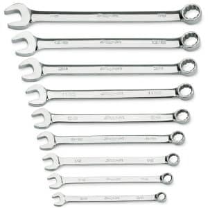 OEX710 — 10 pc 12-Point SAE Flank Drive® Combination Wrench Set (5/16" and 3/8–7/8")