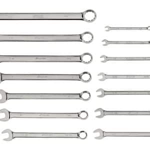 OEX714KB — 14 pc 12-Point SAE Flank Drive® Combination Wrench Set (3/8–1-1/8" and 1-1/4")