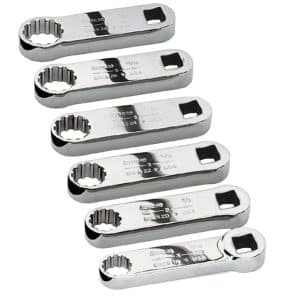 SRES306 — 6 pc 1/2" Drive SAE Spline Torque Adaptor Set (9/16-7/8")
