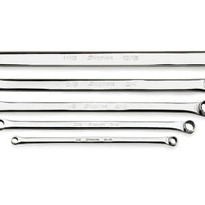 XDH605 — 5 pc 12-Point SAE Flank Drive® High-Performance 15° Offset Box Wrench Set (1/4–13/16")