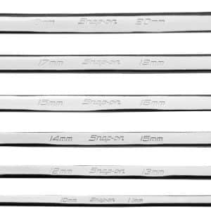 XDHFM606 — 6 pc 12-Point Metric Flank Drive® High-Performance 0° Offset Box Wrench Set (10–20 mm)